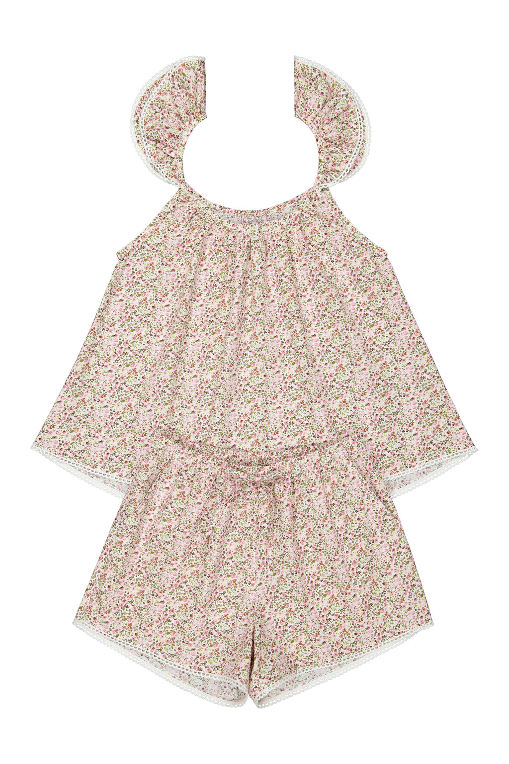 Indah Wing Sleep Set - Floret Pink
