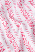 Pima Short Robe in Winterberry Jasmine Vine