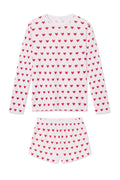 Long Sleeve Top and Shorts Pajama Set