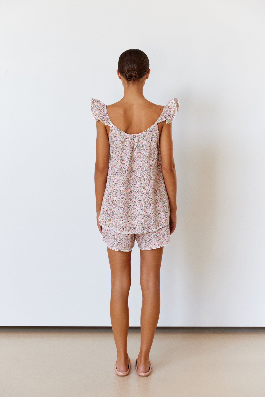 Indah Wing Sleep Set - Floret Pink