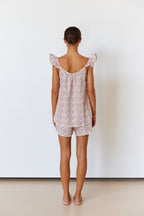 Indah Wing Sleep Set - Floret Pink