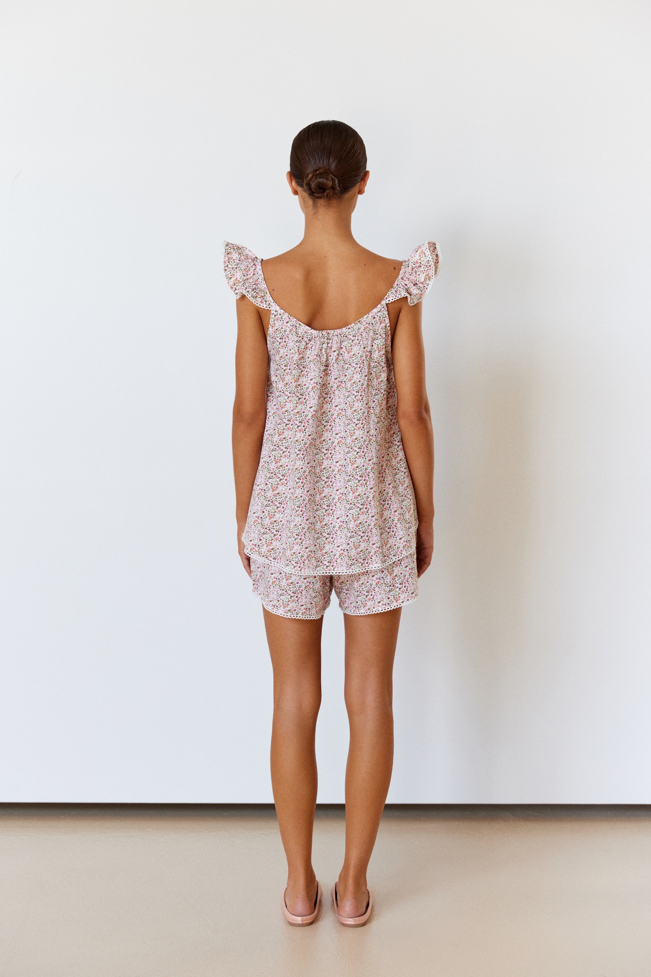 Indah Wing Sleep Set - Floret Pink