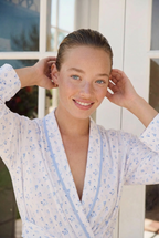 Long Sleeve Cotton Robe