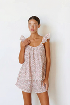 Indah Wing Sleep Set - Floret Pink