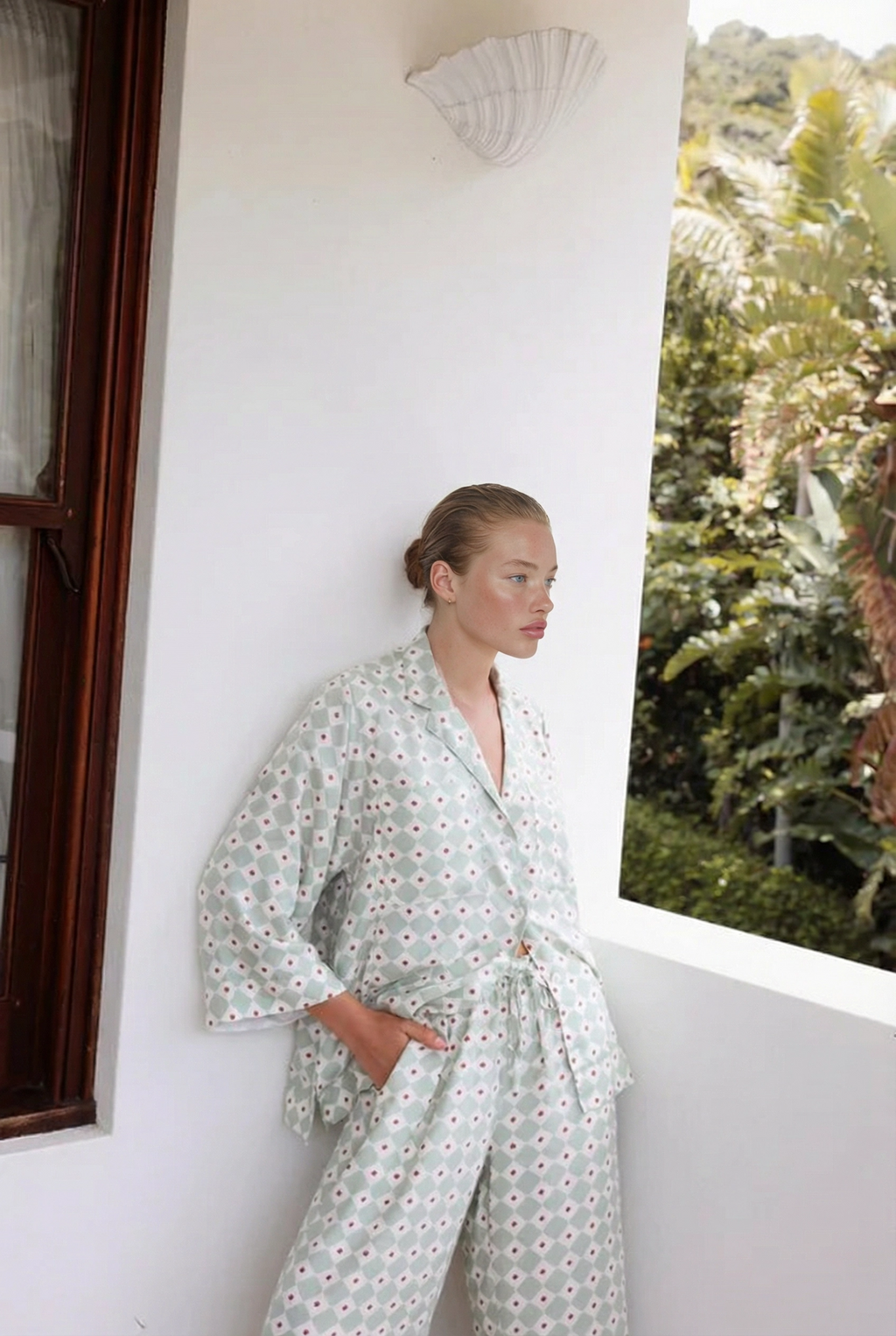 Women's Rayon Pyjama Set